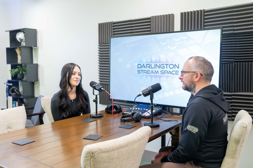 Darlington Streamspace Podcast Studio